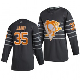 Pittsburgh Penguins Tristan Jarry 35 Grau Adidas 2020 NHL All-Star Trikot Authentic - Herren